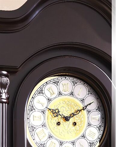 Grandfather Clocks Wooden Mantel Clock Vintage Unique Silent Imitation Mechanical Gear Home Decor Bedroom Ornaments in Saudi Arabia