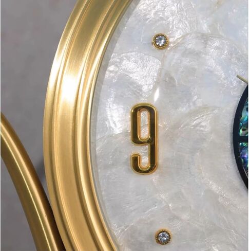 Grandfather Clocks Metal Floor Standing Clock Quartz Pendulum Silent for Entryway and Office in Kuwait