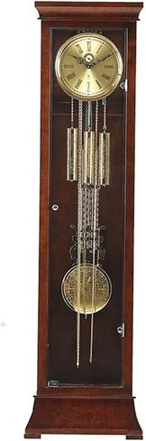 Grandfather Clocks Vintage Floor Clock, Retro Lightly Distressed, Vertical Home Decor, Aged Nickel Finish Pendulum in Kuwait