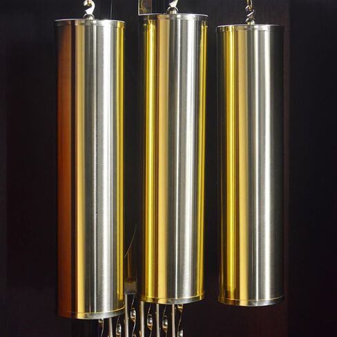 Grandfather Clocks Golden Clock, Retro Vintage Non-Ticking Alarm Battery Operated Silent Quartz Movement HD Glass for Bedroom Living Room Indoor Decoration in Kuwait