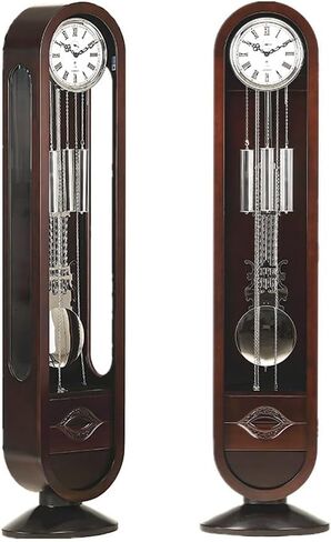 Grandfather Clocks Large Standing Floor Clocks Living Room Luxury Wood Retro Silent Swing Wall Watches Vintage in Saudi Arabia