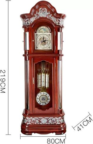 Grandfather Clocks European-Style Floor Clock Living Room Modern Villa Decoration Collection Twelve-Tone Pull Rope Tube in Kuwait