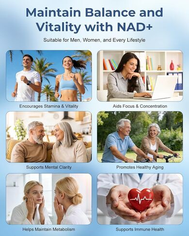 Battony NAD+ Liquid Supplement 1200mg – High Absorption Liquid Packets with NMN, Resveratrol, Glutathione, PQQ – Boost Cellular Energy & Healthy Aging for Men & Women – 30 Servings in Saudi Arabia