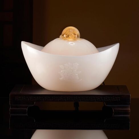 Tabletop Water Fountain - Desktop Humidifier Indoor Waterfall Fountain Home Decoration for Office, Living Room, or Bedroom in Saudi Arabia