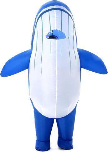 Blow Up Blue Whale Inflatable Costume For Adults Whale Costume for Halloween Party in Saudi Arabia