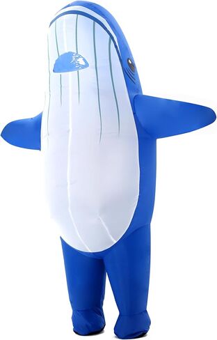 Blow Up Blue Whale Inflatable Costume For Adults Whale Costume for Halloween Party in Saudi Arabia