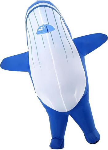 Blow Up Blue Whale Inflatable Costume For Adults Whale Costume for Halloween Party in Saudi Arabia