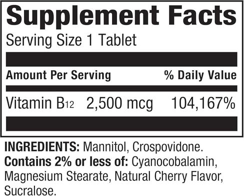 Spring Valley Vitamin B12 2500 mcg Quick-Dissolve Tablets Dietary Supplement, Vitamin B12 Complex for Women and Men, 120 Tablets (Pack of 1) Set with Basket Goods Store. in Saudi Arabia