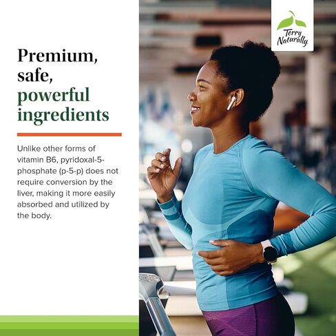 Terry Naturally BioActive Vitamin B - 60 Capsules - Biologically Active Forms of VItamin B12, Folate & B6 - Non-GMO, Vegan, Gluten Free - 60 Servings in Kuwait