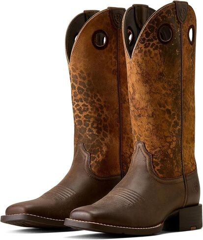 ARIAT Women's Round Up Ryder Wide Square Toe Western Boot in Kuwait