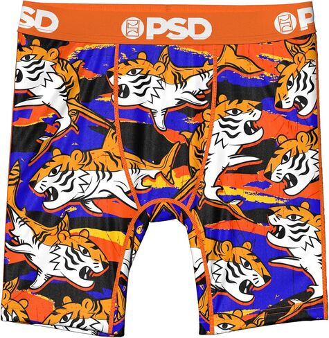 PSD Underwear Youth Boy's Tiger Shark Boxer Brief, Multi, M in Kuwait