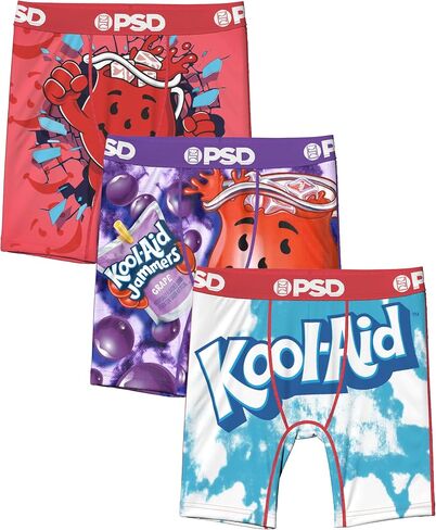 ملابس داخلية للأولاد الشباب من PSD، مجموعة من 3 قطع من الملابس الداخلية من Kool Aid، متعددة، صغيرة in Kuwait