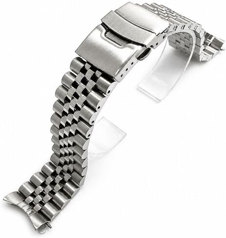Metal Replacement Watch Band Fits Citizen Watch Models S081165 AT8020-11L AT8020-03L AT8020-54L 23mm Curved End Stainless Steel Metal Bracelet with Double Locking Clasp. in Saudi Arabia