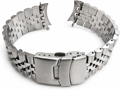 Metal Replacement Watch Band Fits Citizen Watch Models S081165 AT8020-11L AT8020-03L AT8020-54L 23mm Curved End Stainless Steel Metal Bracelet with Double Locking Clasp. in Saudi Arabia