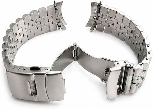 Metal Replacement Watch Band Fits Citizen Watch Models S081165 AT8020-11L AT8020-03L AT8020-54L 23mm Curved End Stainless Steel Metal Bracelet with Double Locking Clasp. in Saudi Arabia