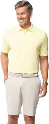 قميص بولو IBKUL Athleisure Wear للحماية من الشمس بعامل حماية من أشعة الشمس 50+ Icefil Cooling-Lucky Charm بأكمام قصيرة (مقاس عصري)-94176 in Kuwait