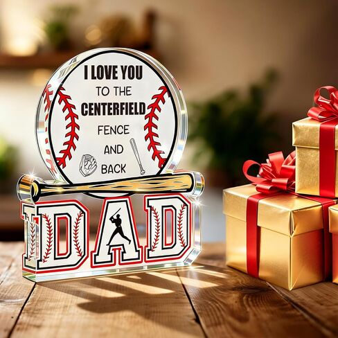 Dad Gifts for Fathers Day from Daughter Son Wife, Father's Day Birthday Gifts for Step Bonus Dad Father in Law Men, Best Dad Ever Present From Daughter Son, Acrylic Desk Sign Home Office Desk Decor in Saudi Arabia