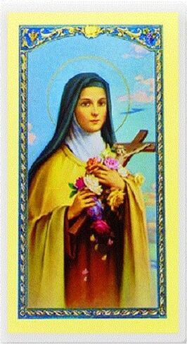 الهدايا المقدمة من Lulee, LLC Santa Teresita De Jesus Medalla De Plata Incluye Postal De Rezo Bendita Por Su Santidad in Kuwait