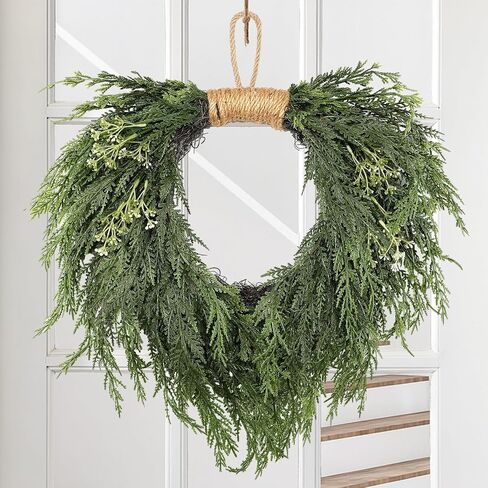 Suncalla Patriotic Wreath for Front Door Red White Blue Flowers Outdoor 250th Anniversary 4th of July American Flag Bow Wreath for Independence Day Memorial Day Inside Outside Home Decor in Kuwait
