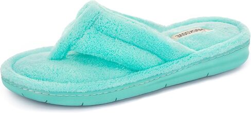RockDove Women's Serena Plush Flip Flops Terry Cloth Thong Sandals Slipper in Saudi Arabia