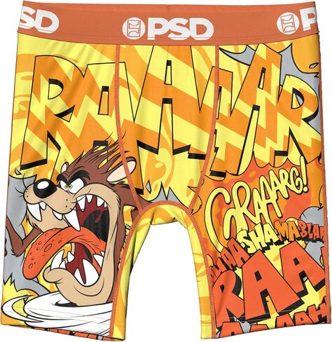 PSD Underwear Boys Taz Wild Boxer Brief, Multi, M in Kuwait
