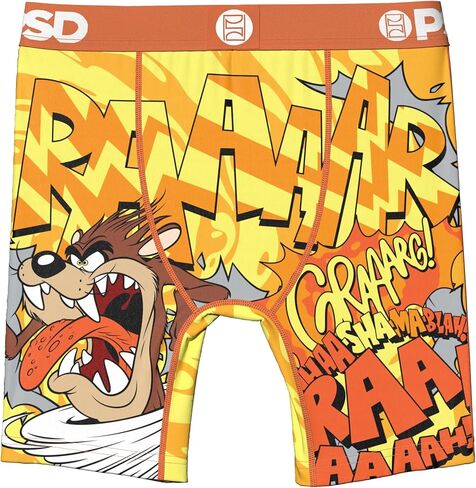 PSD Underwear Boys Taz Wild Boxer Brief, Multi, M in Kuwait