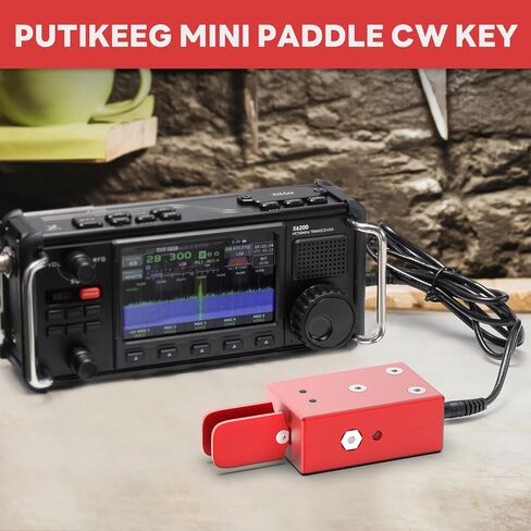 Tumd CW Paddle CW Key Handheld Tapper Key Modern Morse Double Foot Amateur Radio Key in Saudi Arabia