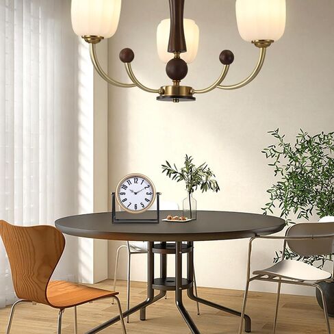 Vintage Gold Table Clock, Silent Non-Ticking Decorative Desk & Mantel Clock, Battery Operated Retro Farmhouse Shelf Decor for Living Room in Saudi Arabia