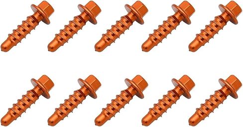 Motorcycle CNC Body Screws Fairing Tapping Screw Bolts Kit For KTM SX SXF XC XCF EXC EXCF 125 distintivo(Red) in Kuwait