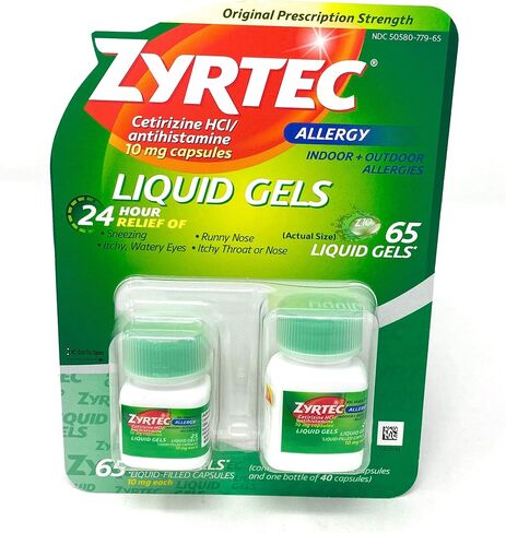 Zyrtec Liquid Gels, 65 Liquid Gels in Kuwait