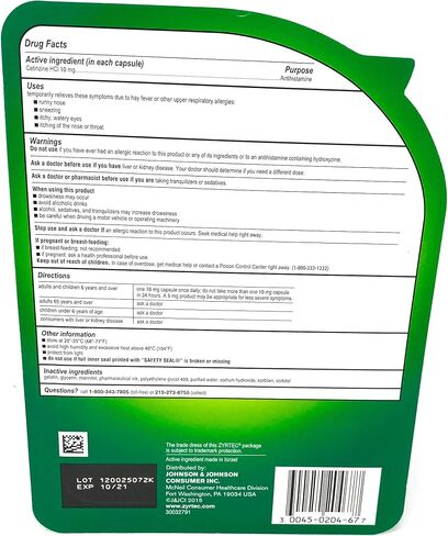 Zyrtec Liquid Gels, 65 Liquid Gels in Kuwait