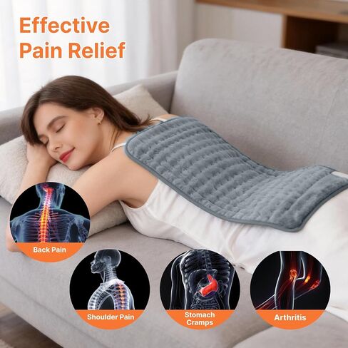 Heating Pad for Back & Period Cramps, Christmas Birthday Gifts for Women, Men, Mom, Dad, Portable Electric Heating Pad for Neck and Shoulders and Back, Mothers Father Day Gifts, Mom Birthday Gifts in Saudi Arabia