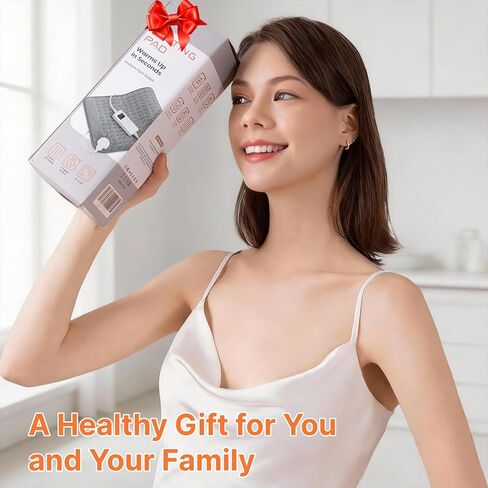 Heating Pad for Back & Period Cramps, Christmas Birthday Gifts for Women, Men, Mom, Dad, Portable Electric Heating Pad for Neck and Shoulders and Back, Mothers Father Day Gifts, Mom Birthday Gifts in Saudi Arabia