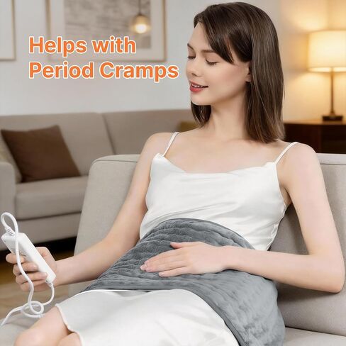 Heating Pad for Back & Period Cramps, Christmas Birthday Gifts for Women, Men, Mom, Dad, Portable Electric Heating Pad for Neck and Shoulders and Back, Mothers Father Day Gifts, Mom Birthday Gifts in Saudi Arabia