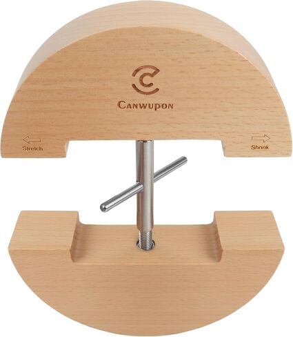 Hat Stretcher for Fitted Hats and Men Cowboy Hat - Jack Stretcher,The Screw with The Handle is Easy to Stretch,Solid Wood & Heavy Duty Unisex Hat (Stainless Steel) in Saudi Arabia