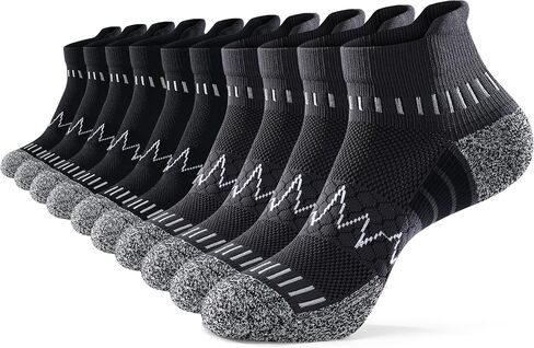 MAXTOP Ankle Compression Socks for Men Women - Cushioned Arch Support, Anti Blister, Plantar Fasciitis Relief 3/5 Pairs in Saudi Arabia