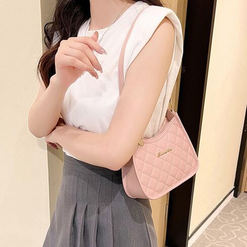 Underarm Bags Women Messenger Bag PU Casual Small (Black) in Kuwait
