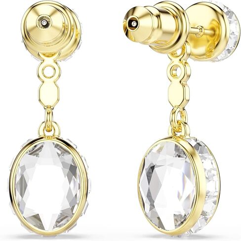 Swarovski Chroma drop earrings, Mixed cuts, Multicolored, Gold-tone plated in Saudi Arabia