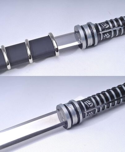 Sauvagine-Blade Style Full Tang Sword with Back Sheath – Stainless Steel Cosplay Prop for Movie Fans, Adjustable Shoulder Harness for Halloween Costume in Saudi Arabia