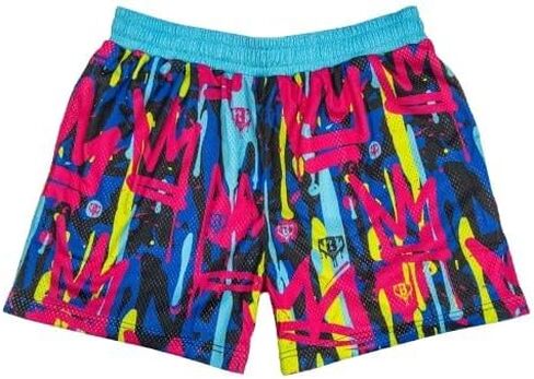 Baseball Lifestyle 101 Graffiti Crown Youth Shorts, Youth Sizes S-XL in Kuwait