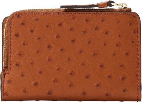 محفظة بطاقات الائتمان Dooney & Bourke Ostrich Zip 14 in Kuwait