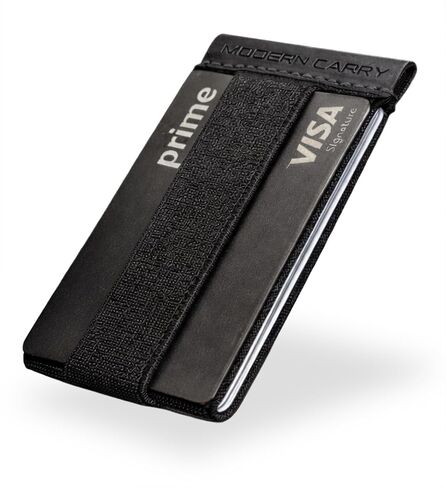 Modern Carry Quick Draw Eclipse Minimalist Card Holder – Fast Access with Secure Core Protection, Slim Front Pocket Wallet Alternative for Men & Women (Black) in Kuwait