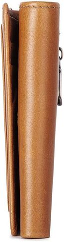 Men's wallet, a genuine leather three-sided folding wallet with RFID protection function in Kuwait