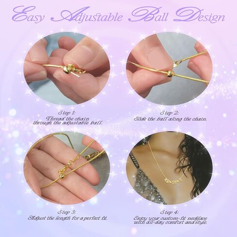 NEOVISTA Layered Necklaces For KATSEYE Merch - 18K Gold-Plated Charms Stackable Gold Necklace for Concert & Everyday Outfit, Adjustable Necklace Jewelry Fan Gift for Women in Saudi Arabia
