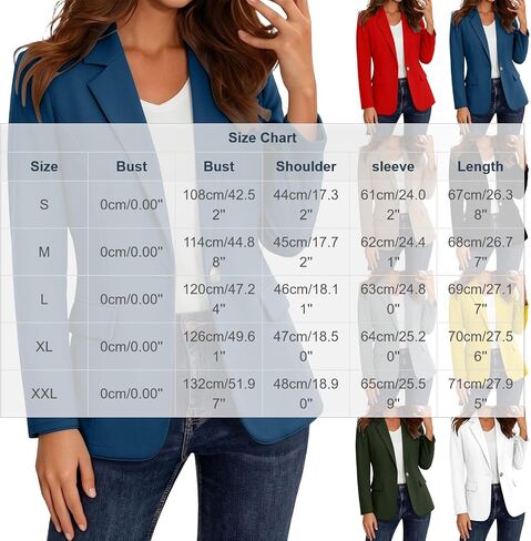 Blazers for Women Lightweight Relaxed Fit Suit Jacket Business Casual Long Sleeve Lapel Open Front Office Work Blazer in Kuwait
