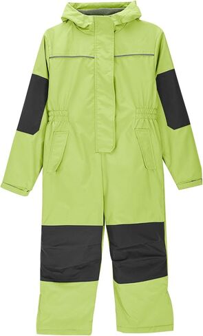 Unisex Kids Snow Suit Girls Boys Hooded Waterproof Insulated One Piece Ski Suit Warm Windproof Winter Outdoor Overalls in Kuwait
