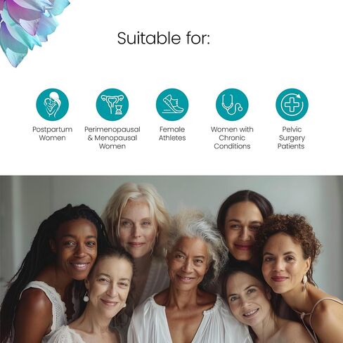TensCare Fleur80 Pelvic Floor Toning Balls – Dual Weighted Kegel Exerciser with Micro-Vibration Core | Bladder Control, Postpartum Recovery & Pelvic Strength | 100% Medical Grade Silicone in Saudi Arabia