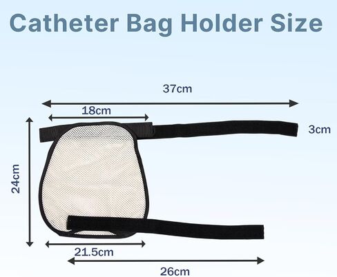 Catheter Leg Bag Holder,Mesh Catheter Bag Holder | Breathable and Discreet Catheter Supplies for Catheter Bag Stay in Place in Kuwait