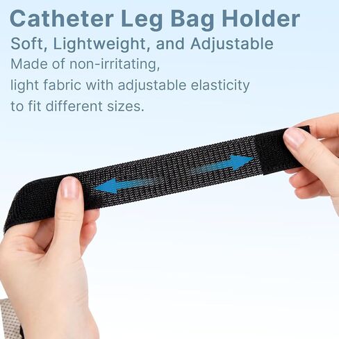 Catheter Leg Bag Holder,Mesh Catheter Bag Holder | Breathable and Discreet Catheter Supplies for Catheter Bag Stay in Place in Kuwait