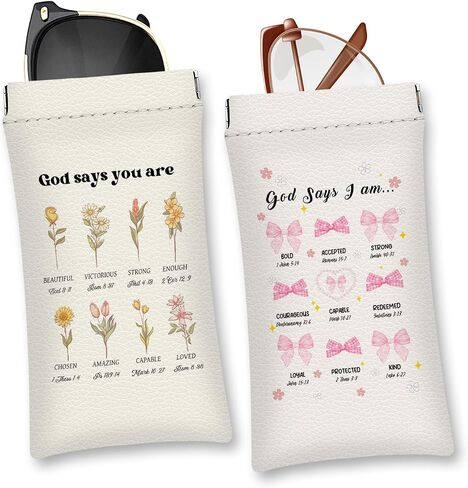 Eyeglasses Sunglasses Case PU Soft Squeeze Top Glasses Pouch for Women Men,Floral Pattern Portable Anti Scratch in Saudi Arabia